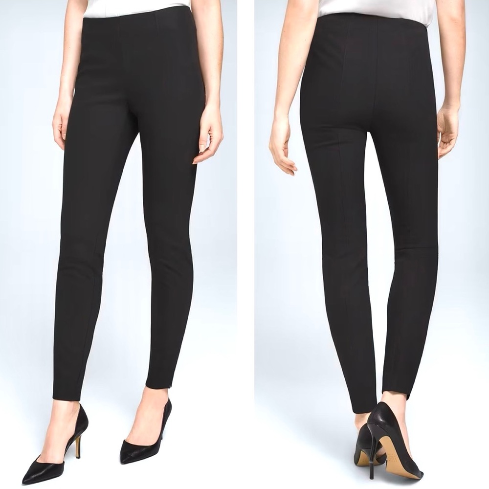WHBM Comfort Stretch Skinny Ankle Pants Women’s Size 10 Flat-Front Side Zip